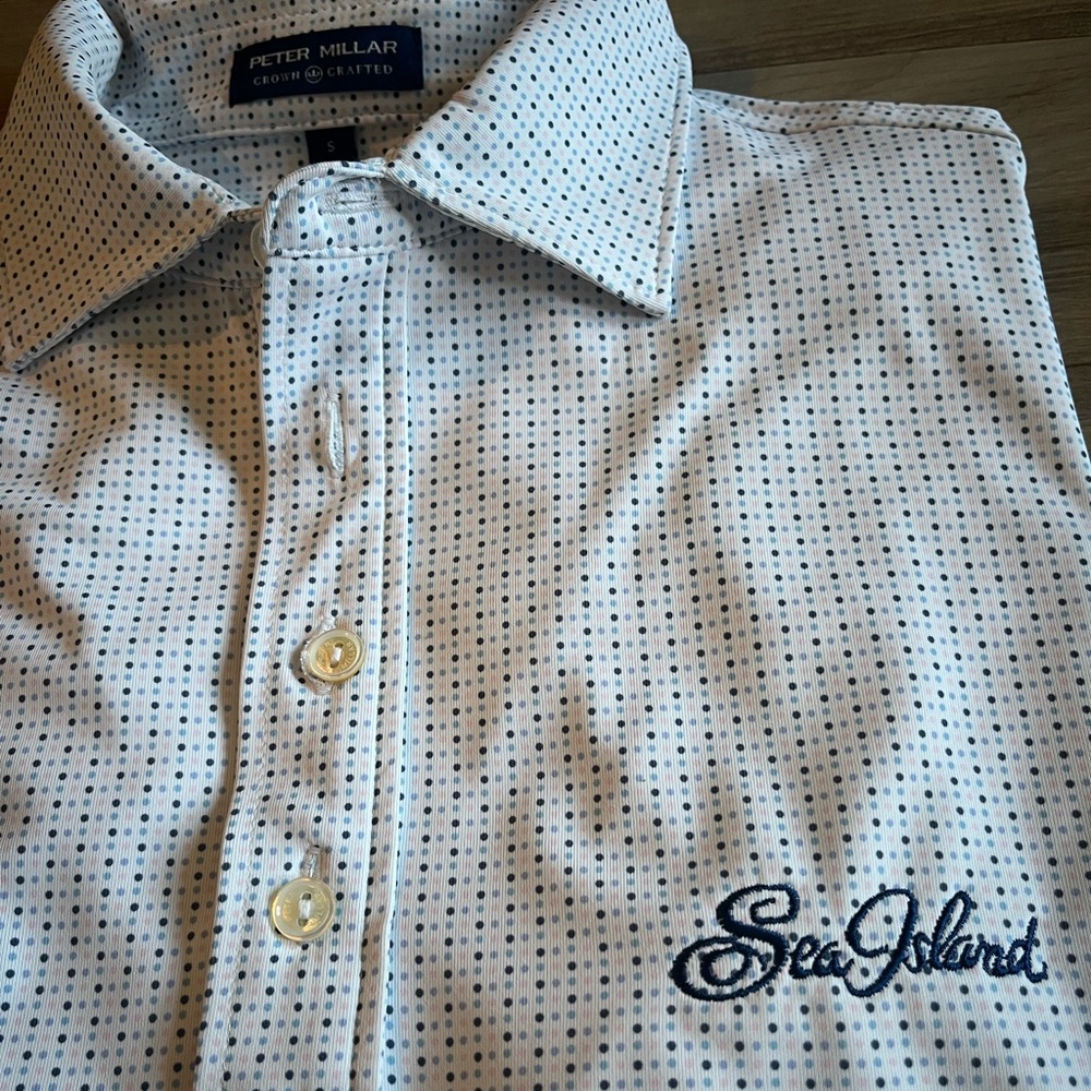 Peter Millar Crown Crafted Sea Island Golf Polo